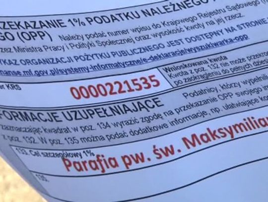 1% na organizację pożytku publicznego