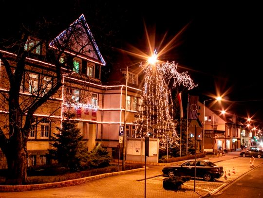 Bogatynia nocą