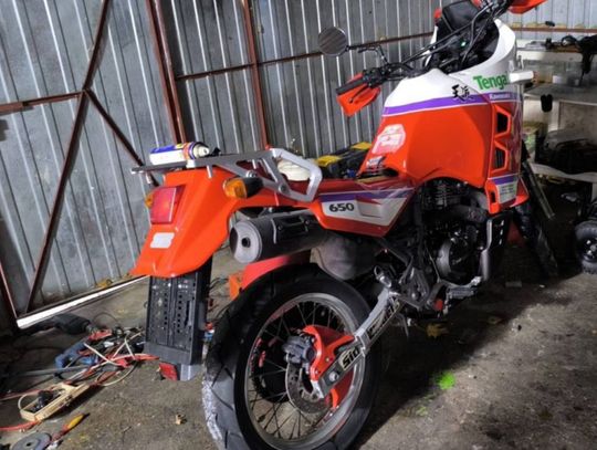 Czujność dzielnicowego z Bogatyni doprowadziła do odzyskania skradzionego motocykla