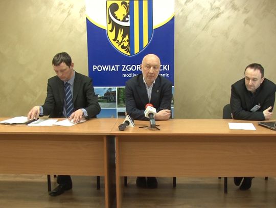 Konferencja prasowa na temat stanu epidemicznego na terenie powiatu zgorzeleckiego