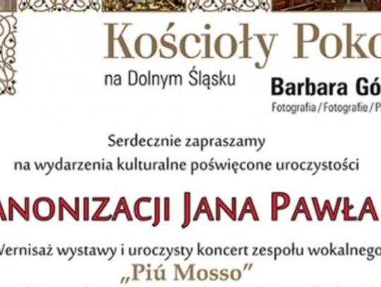 &quot;Kościoły pokoju&quot; - wernisarz