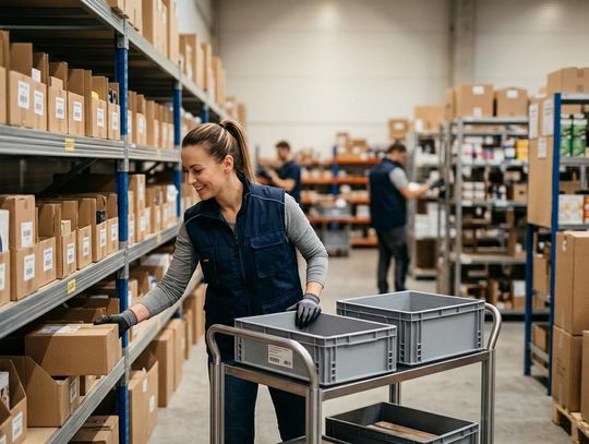 Logistyka e-commerce: jak przyspieszyć kompletację zamówień w małym magazynie