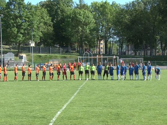 Mecz piłki nożnej Granica Bogatynia vs. Zagłębie II Lubin.