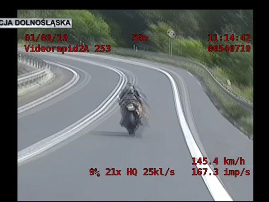 Motocyklista wiózł niemal 9 tys. działek metamfetaminy