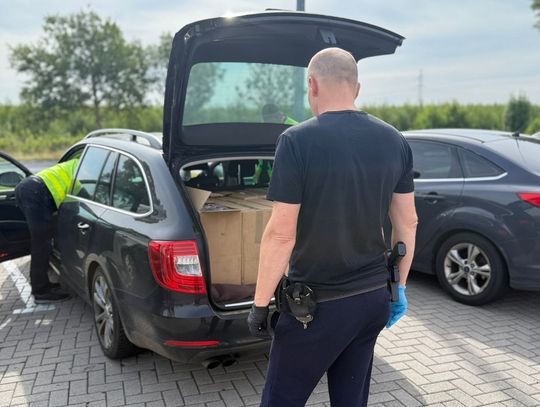 Nielegalne papierosy przejęte przy granicy