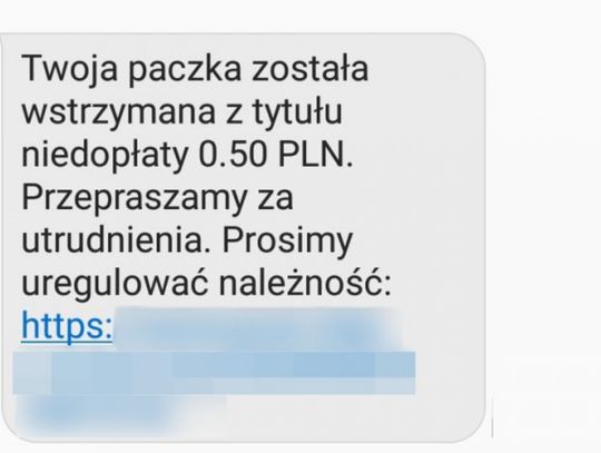 Otrzymałeś sms-a z informacją o dopłatę do przesyłki? Uważaj to oszustwo!