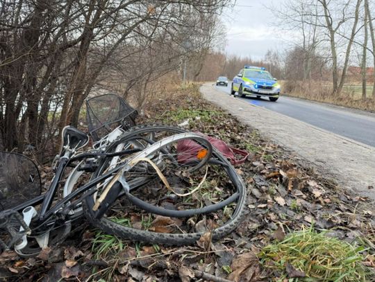 Pijany kierowca Forda potrącił 64-letnią rowerzystkę w gminie Bogatynia