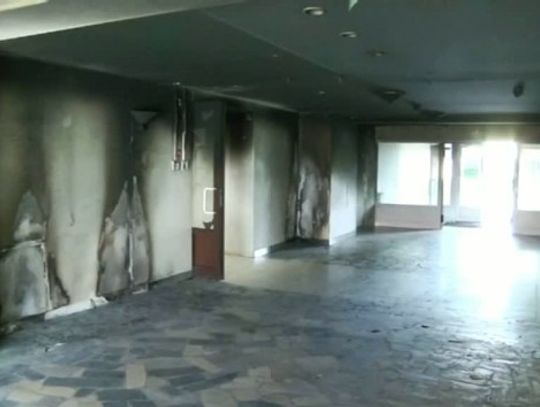 Podpalenie w hotelu Górnik