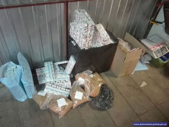 Policjanci przechwycili ponad 103 tys. sztuk nielegalnych papierosów i tytoń