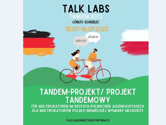 Polsko-niemiecki projekt Tandemowy „Talk Labs 2023”