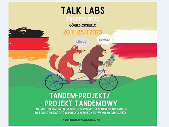 Polsko-niemiecki projekt Tandemowy „Talk Labs 2023”