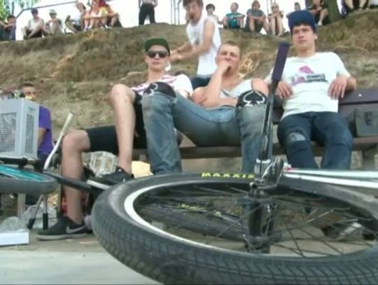 Powietrzne ewolucje na rowerze
