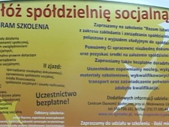 Powstaną nowe Spółdzielnie Socjalne