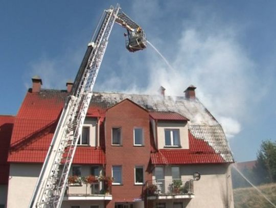 Pożar na ul. Wyczółkowskiego