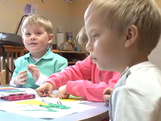 Przedszkolaki się pomieszczą