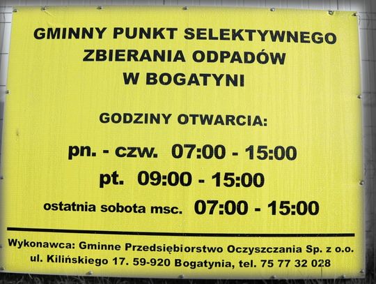  Punkt Selektywnego Zbierania Odpadów Komunalnych