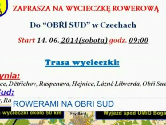 Rowerami na Obri Sud