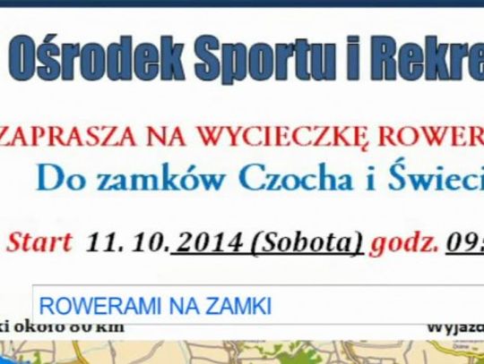 Rowerami na zamki
