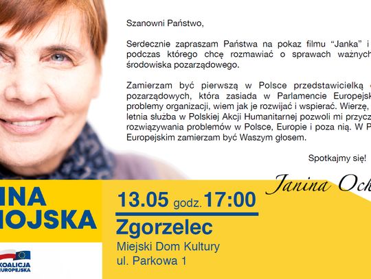 Spotkanie z Janiną Ochojską