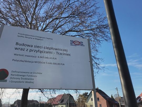 Trzciniec ma już miejskie ciepło