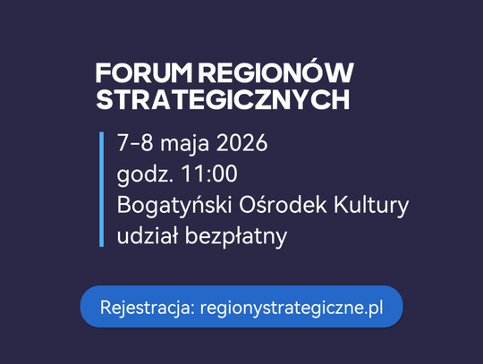 Zaproszenie na Forum Regionów Strategicznych