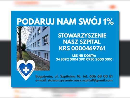 Zostaw procent w szpitalu