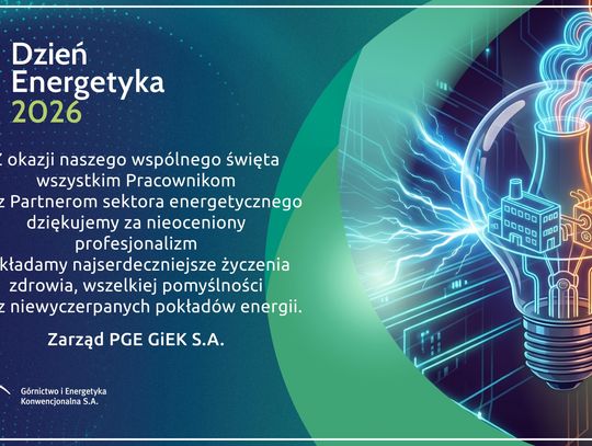 Życzenia z okazji Dnia Energetyka