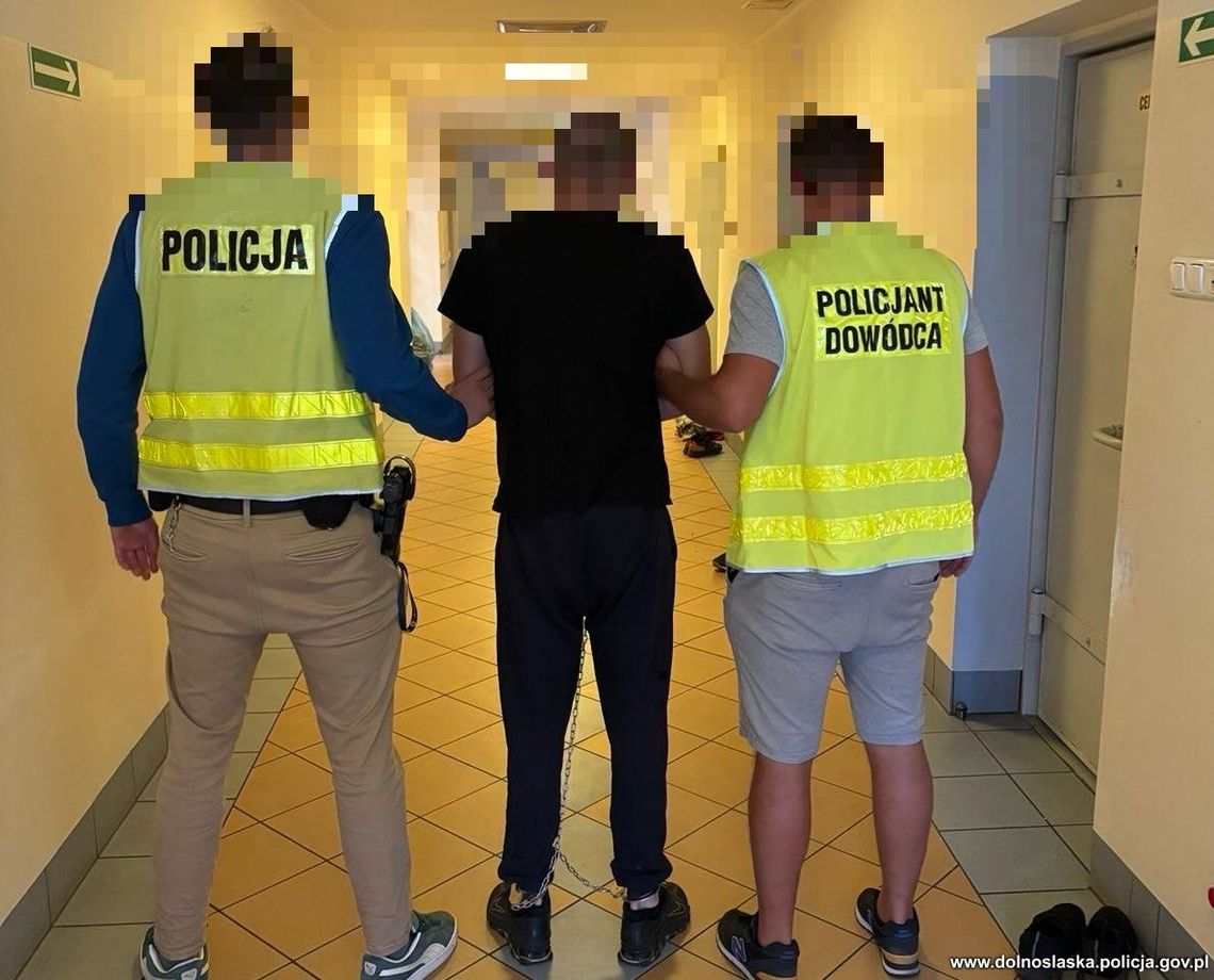 Agresywny 43-latek zaatakował policjanta mieczem samurajskim – funkcjonariusz ranny, sprawca aresztowany