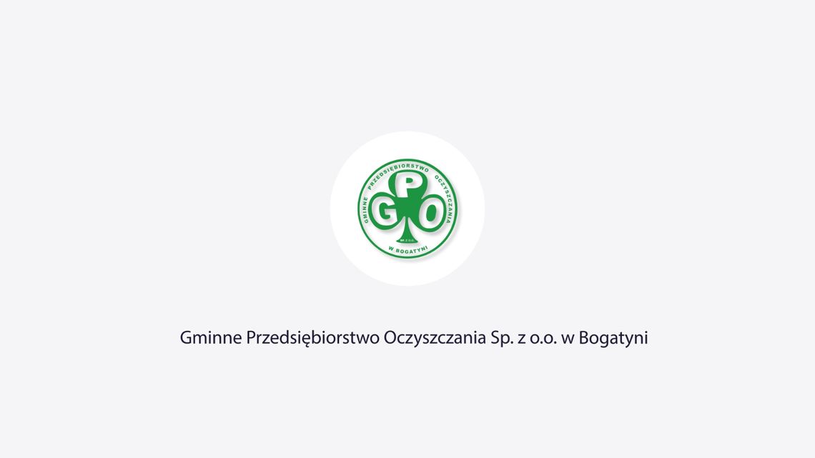 Gminne Przedsiębiorstwo Oczyszczania Sp. z o.o.