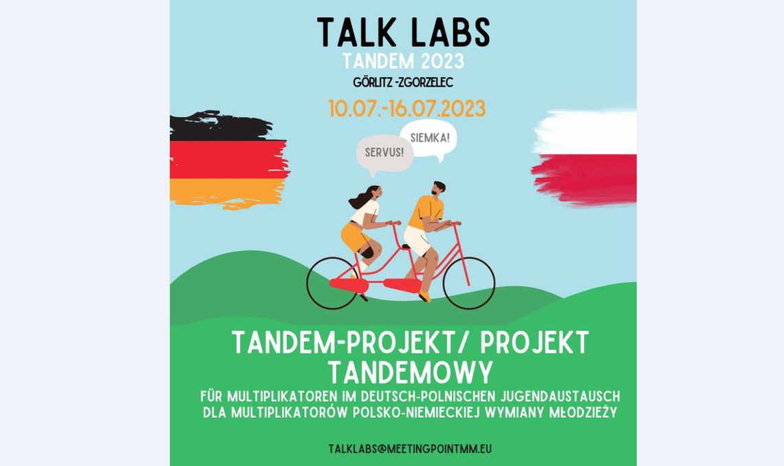 Polsko-niemiecki projekt Tandemowy „Talk Labs 2023”