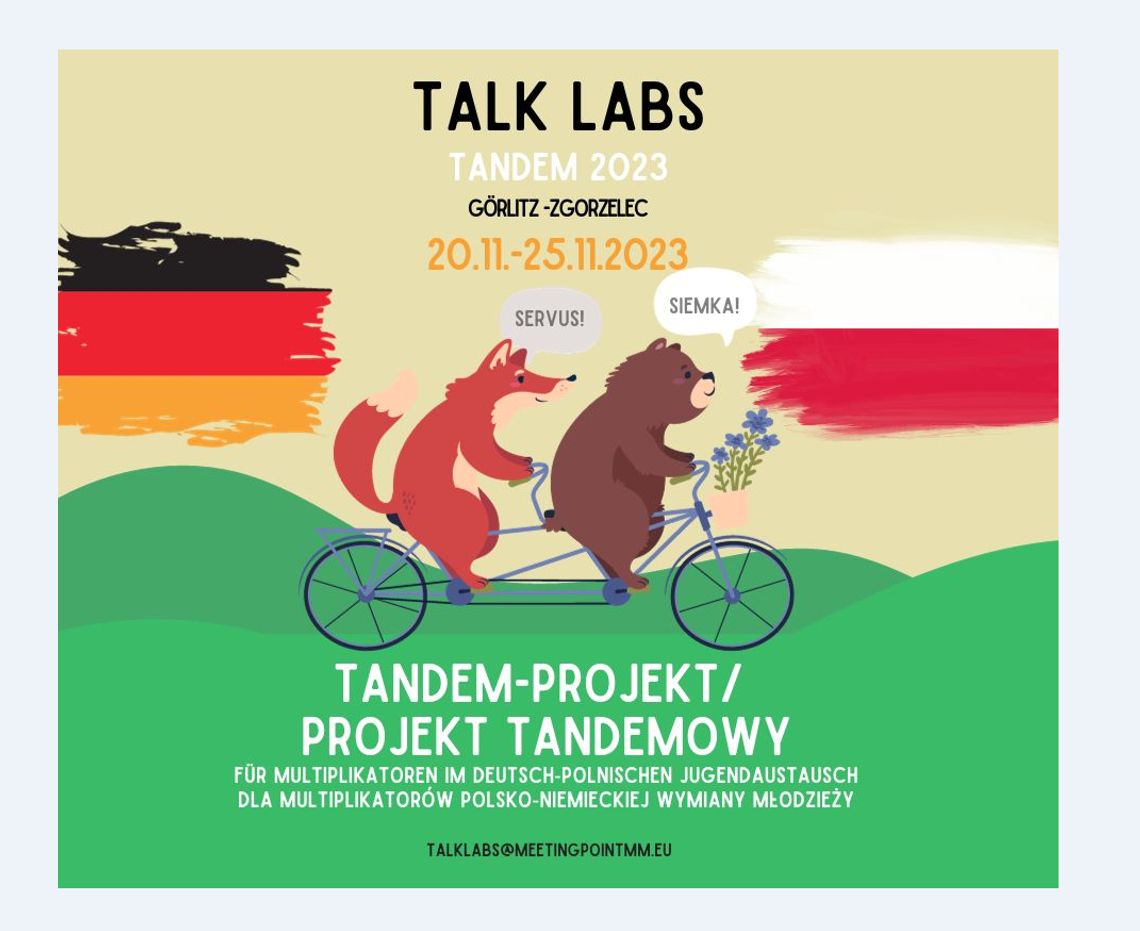 Polsko-niemiecki projekt Tandemowy „Talk Labs 2023”