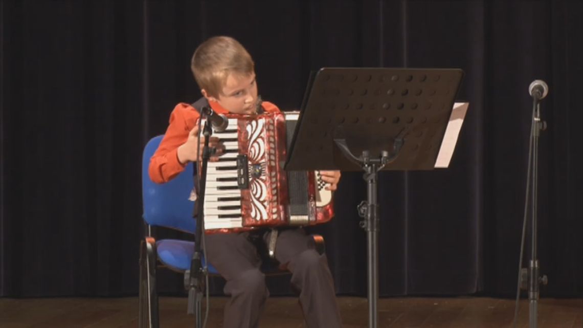 Qlturama - fragment występu uczniów szkoły muzycznej w Bogatyni