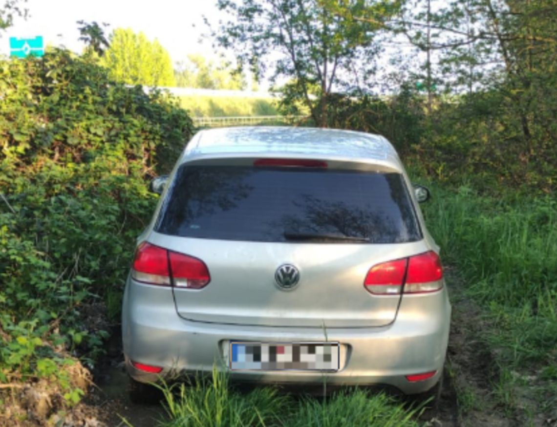 Skradziony na terenie Czech Volkswagen znaleziony na terenie gminy Bogatynia