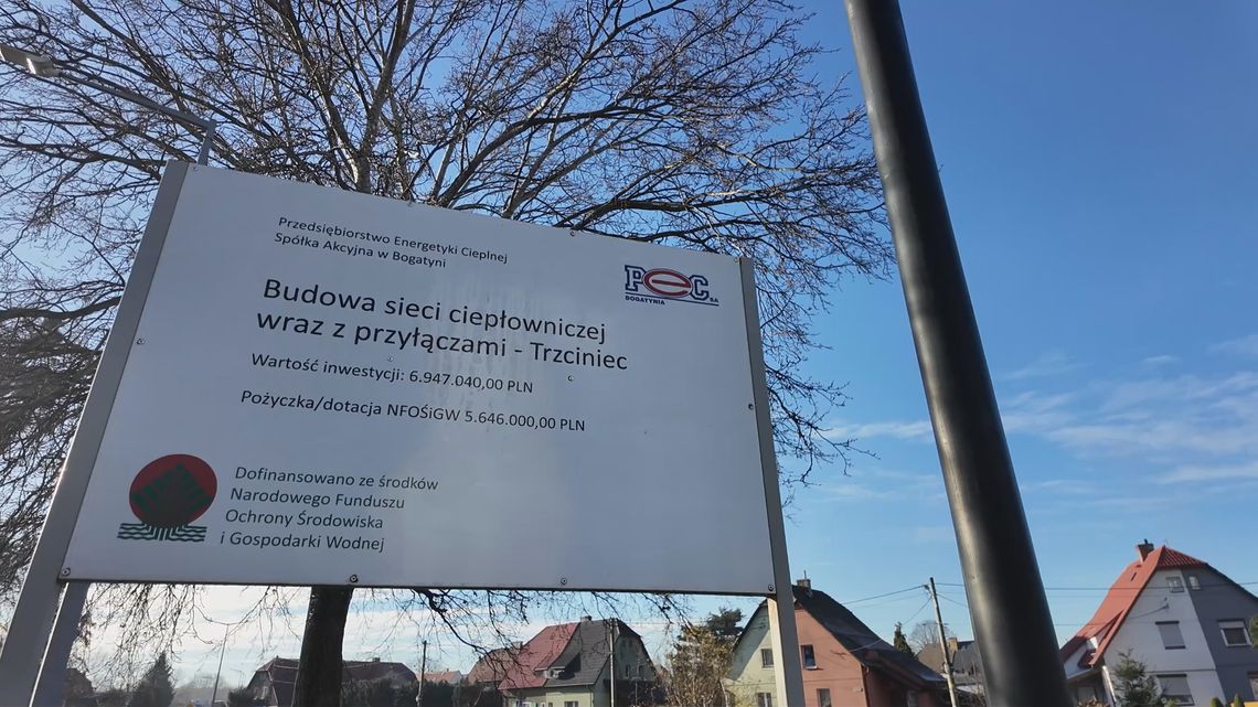 Trzciniec ma już miejskie ciepło Trzciniec ma już miejskie ciepło