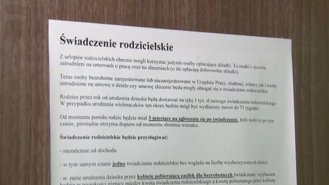 Więcej na dzieci