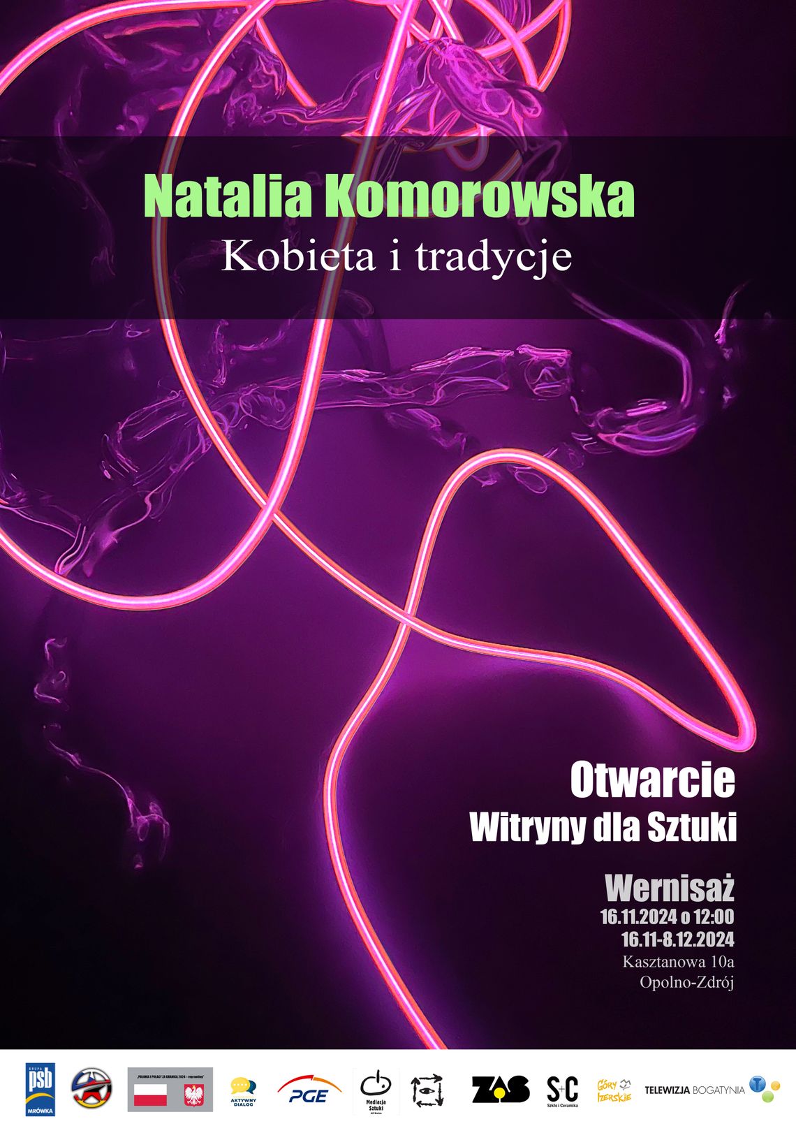 Zapraszamy na Otwarcie Witryny dla Sztuki w Opolnie-Zdrój – wernisaż i warsztaty szkła artystycznego