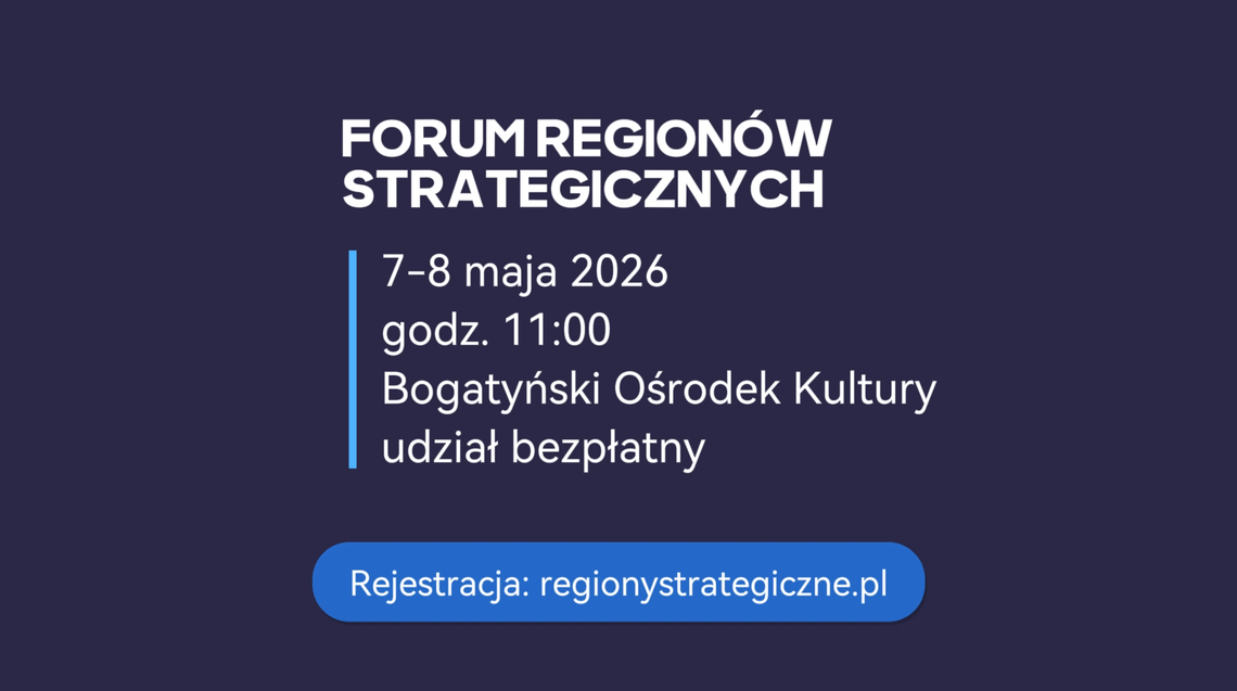 Zaproszenie na Forum Regionów Strategicznych