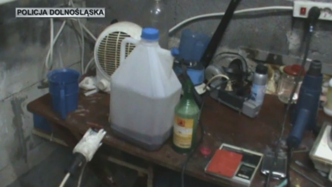 Zlikwidowana linia produkcyjna metamfetaminy Zlikwidowana linia produkcyjna metamfetaminy