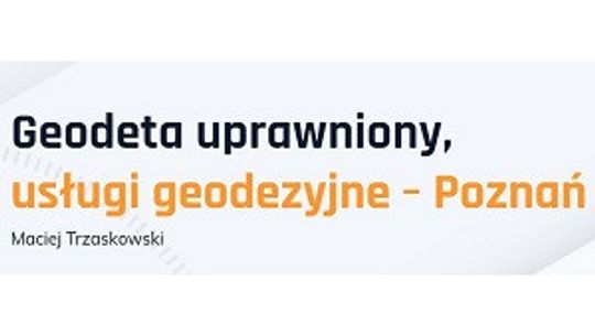 Geodeta - Maciej Trzaskowski