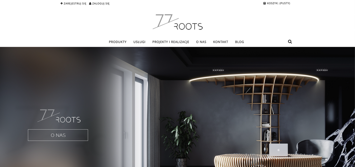 77roots.com futurystyczne dekoracje i meble