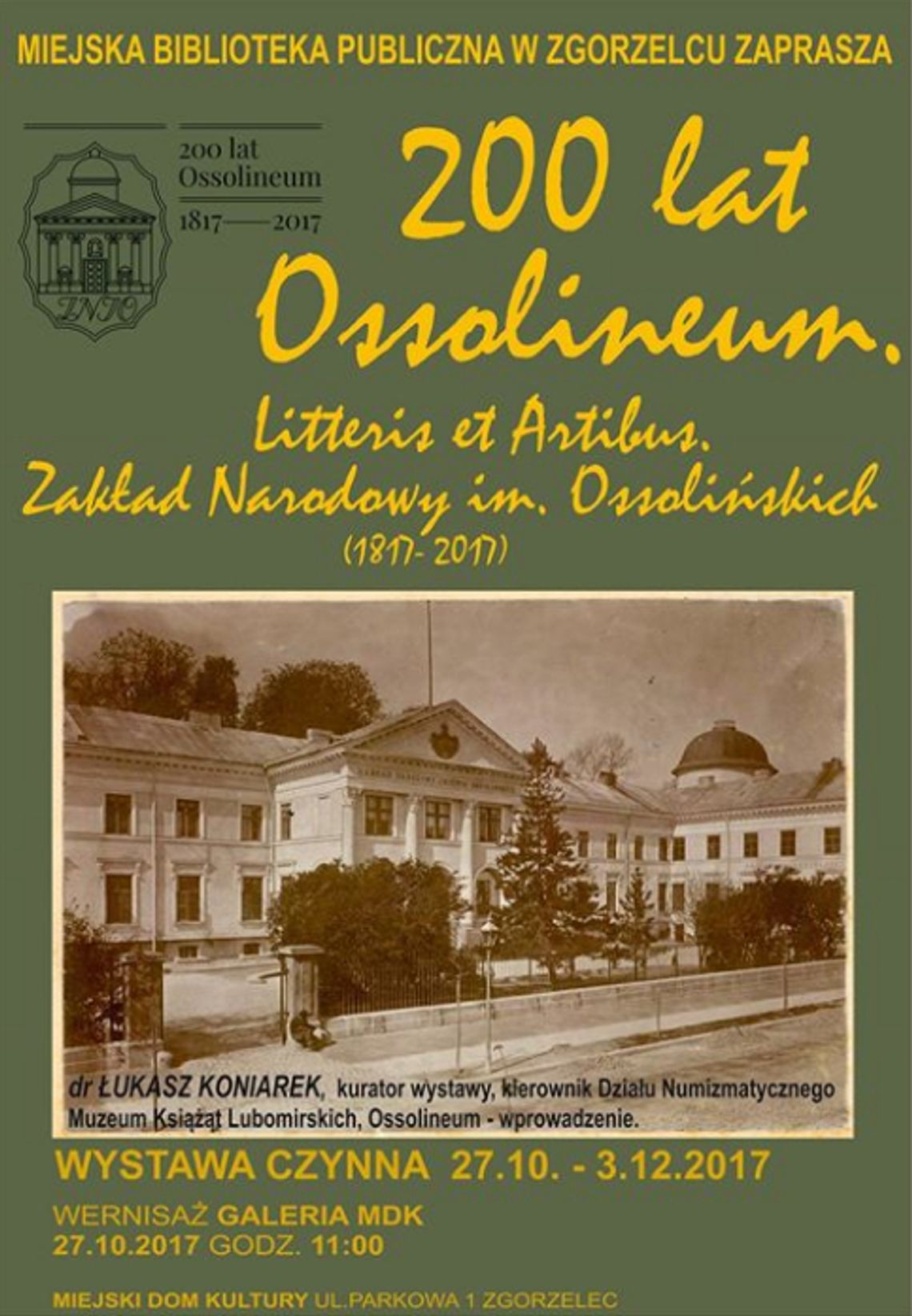 200 lat Ossolineum - Litteris et Artibus - wernisaż