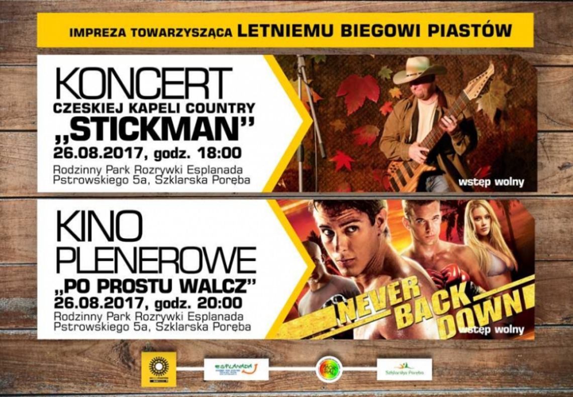 Koncert oraz Kino Plenerowe podczas Letniego Biegu Piastów