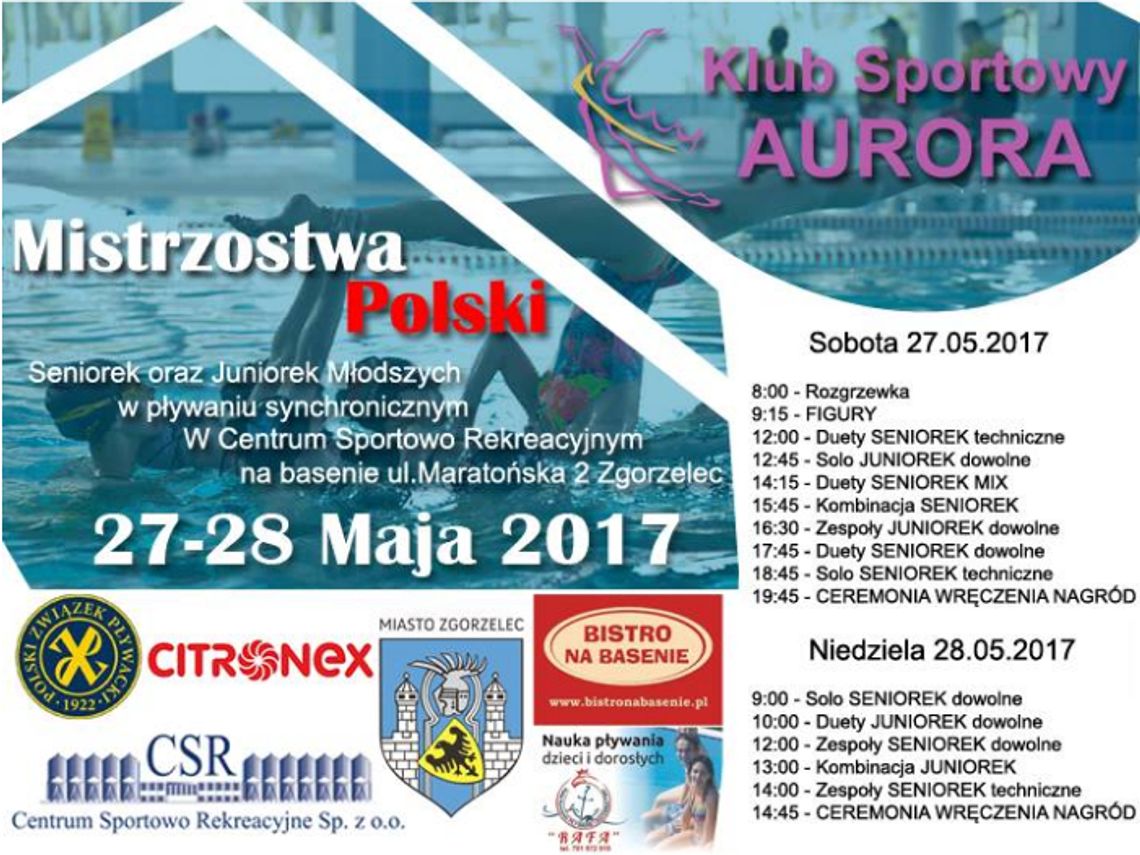 Mistrzostwa Polski Seniorek i Juniorek w pływaniu synchronicznym