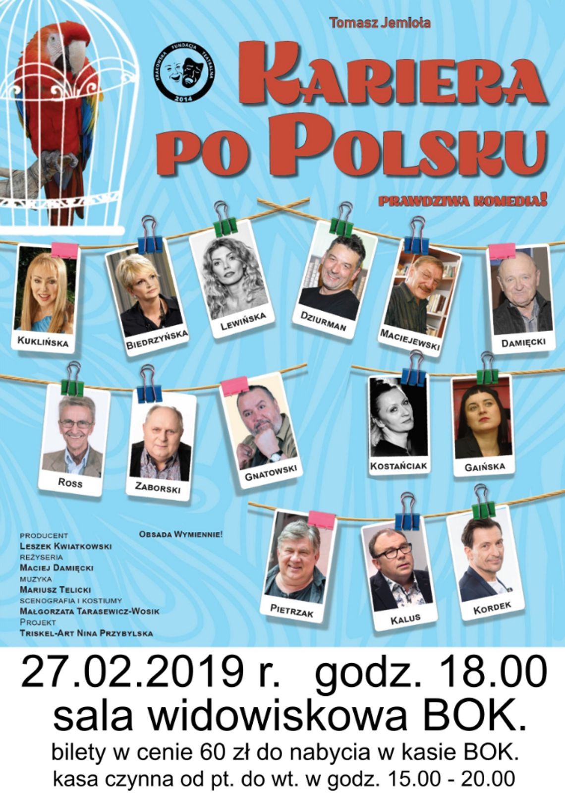 Spektakl teatralny w BOK: "Kariera po polsku"