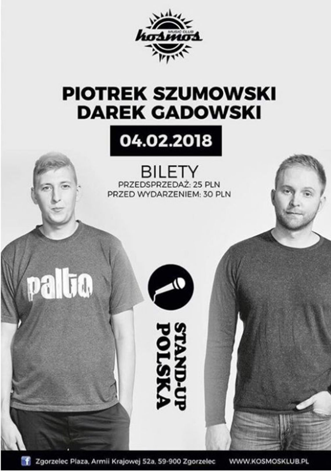 Stand-up Polska prezentuje: Piotrek Szumowski i Darek Gadowski