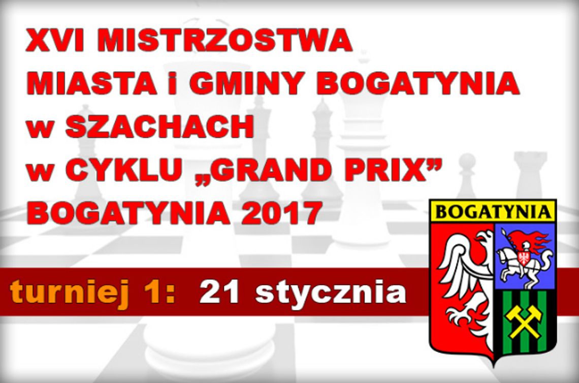 XVI Mistrzostwa Miasta i Gminy Bogatynia w Szachach w cyklu „Grand Prix” Bogatynia 2017