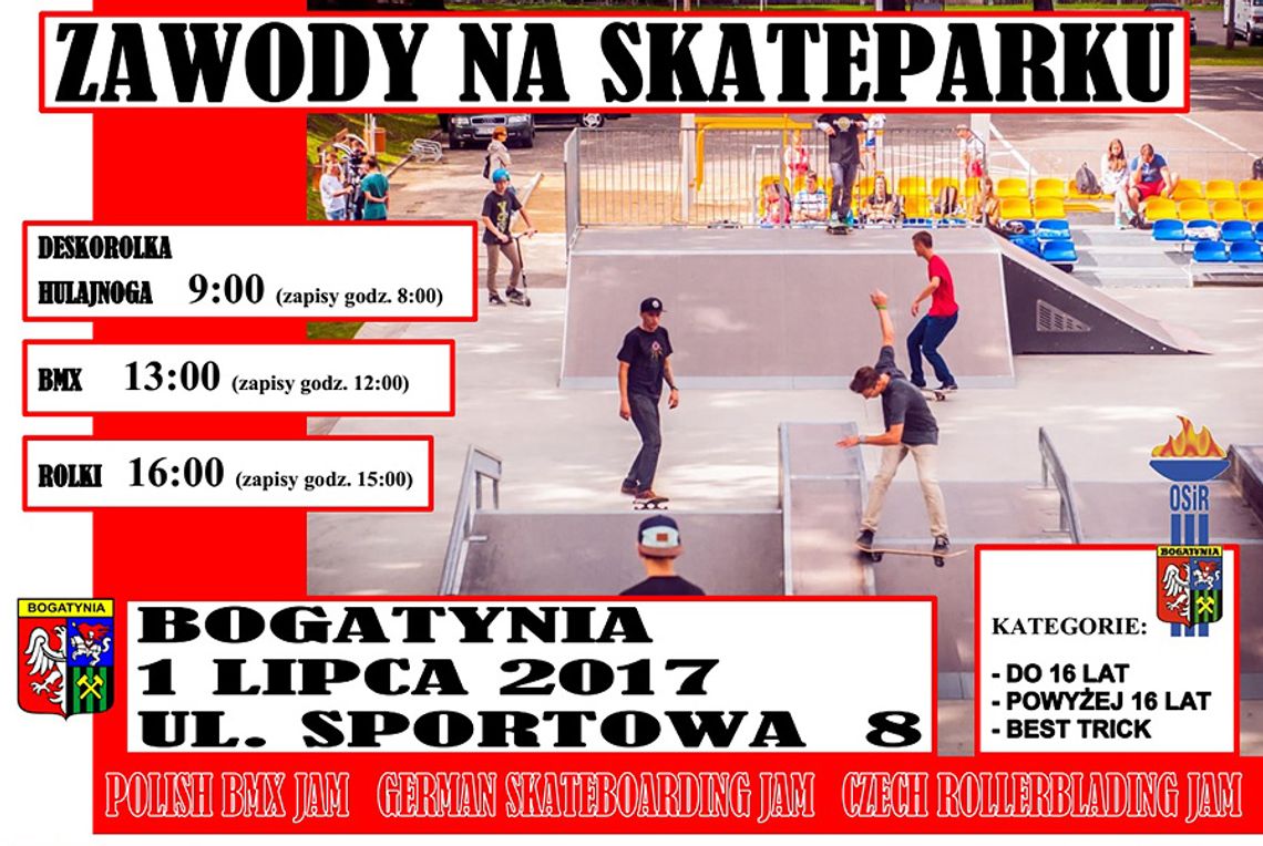 Zawody na Skateparku